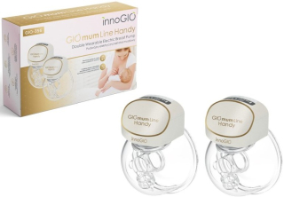 InnoGIO Prenosná elektrická odsávačka mlieka GIOmum Line Handy Double